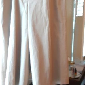 Tan plazzso crop pants